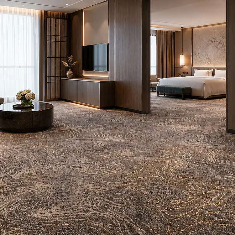 Tapete Broadloom de hotel personalizado