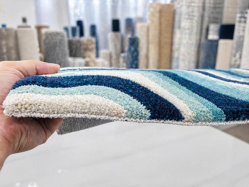 Wool Woven Wall To Wall Carpet For Luxury Place