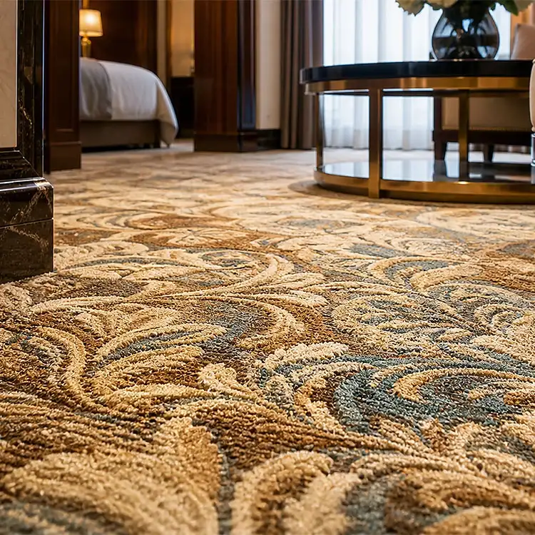Tapete Broadloom de hotel 5 estrelas de luxo Axminster