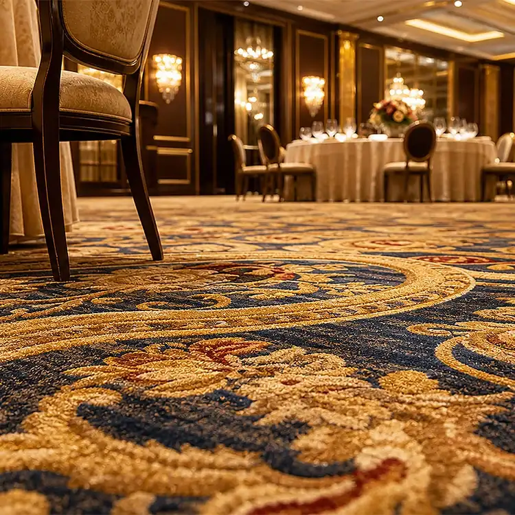 Tapete de parede a parede para salão de banquetes de luxo