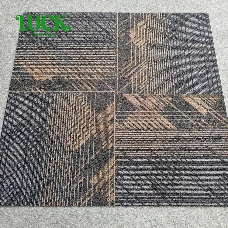 Azulejo de carpete com pilha de laço impresso