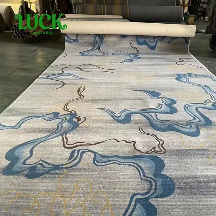Tapete tecido de lã de parede a parede para lugar de luxo